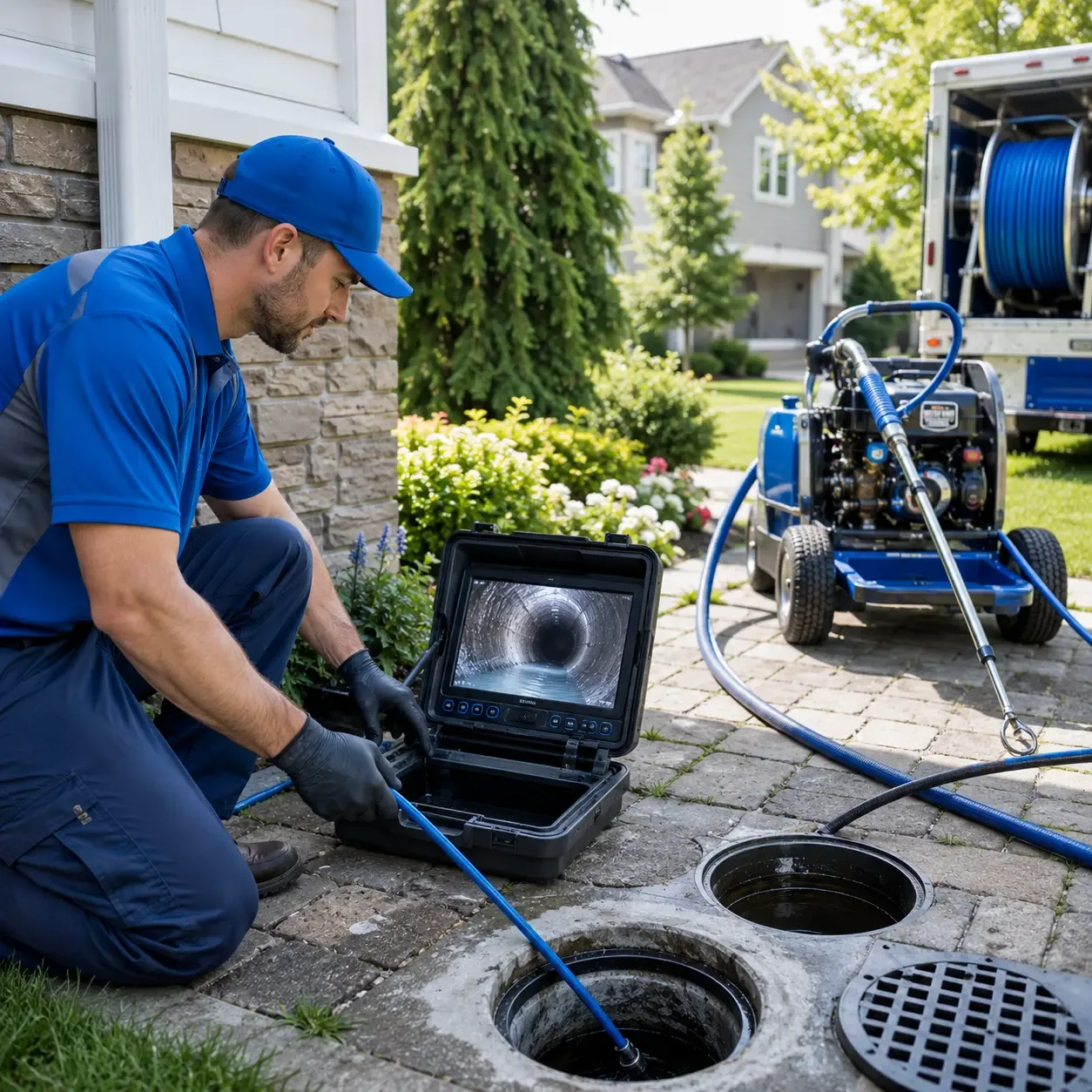 Outdoor drain cleaning professionals serving Fayetteville, PA